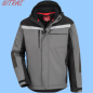 Preview: NITRAS MOTION TEX PLUS, Winter-Softshelljacke, grau / schwarz 7182w