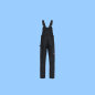 Preview: NITRAS MOTION TEX LIGHT Latzhose schwarz  7520