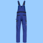 Preview: NITRAS MOTION TEX LIGHT Latzhose hellblau / dunkelblau 7521
