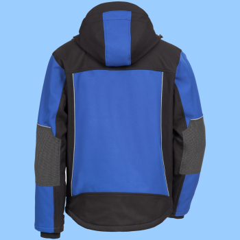 NITRAS MOTION TEX PLUS Winter-Softshelljacke blau / schwarz 7181