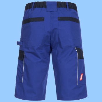 NITRAS MOTION TEX LIGHT, Arbeitshose kurz hellblau / dunkelblau 7501