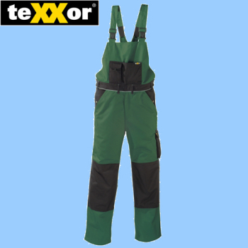 Latzhose Amazonas Grün/Schwarz Texxor