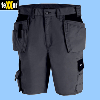 Arbeits-Shorts  Grau/Schwarz  Bermuda Texxor 4347