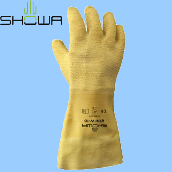 Showa 67NFW Naturlatex Handschuhe