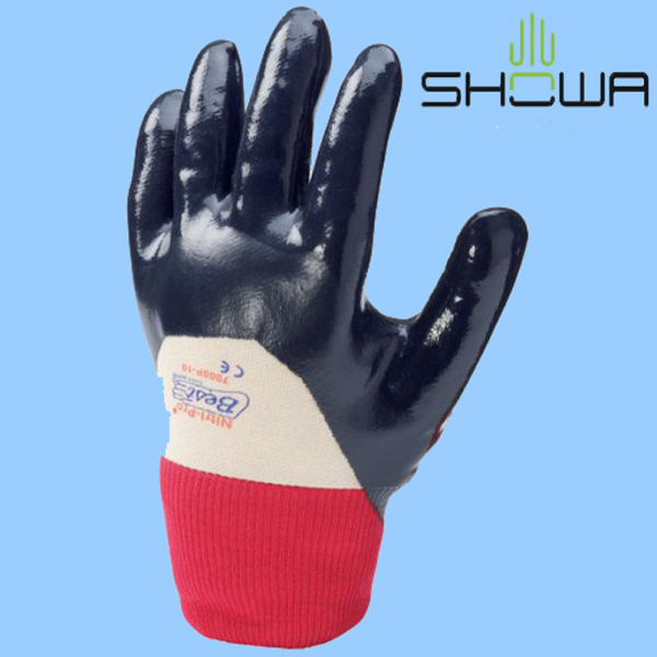 Showa 7000P Nitril Blau Handschuhe