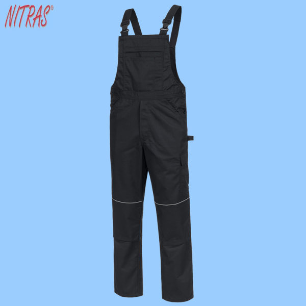NITRAS MOTION TEX LIGHT Latzhose schwarz  7520