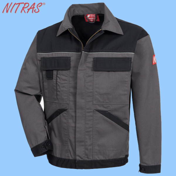 NITRAS MOTION TEX LIGHT Arbeitsjacke grau / schwarz 7552