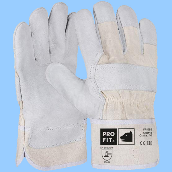 Rindspaltleder-Handschuh Friese Pro-Fit