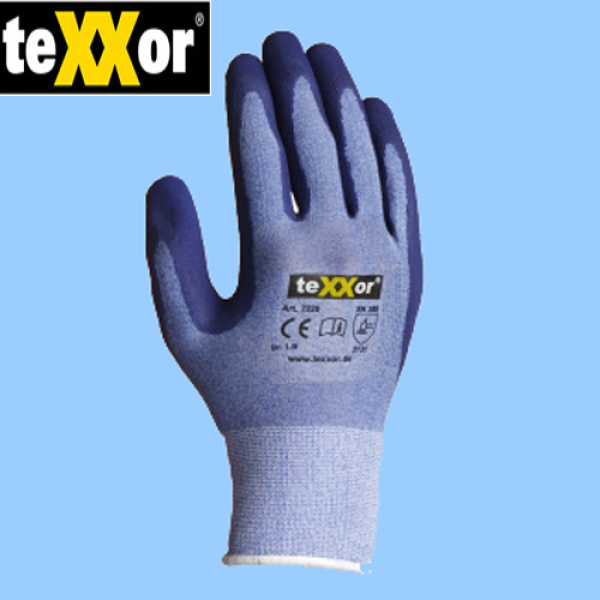 Strickhandschuhe Latex Hellbau Texxor 2229
