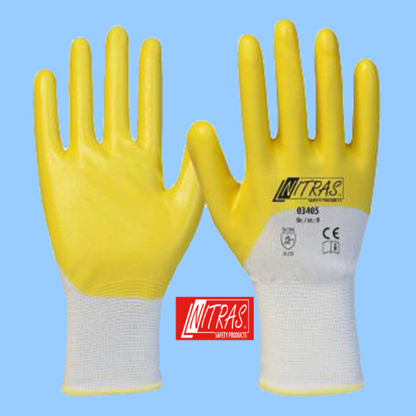 Nitras Nitril gelb Strickbund 03405
