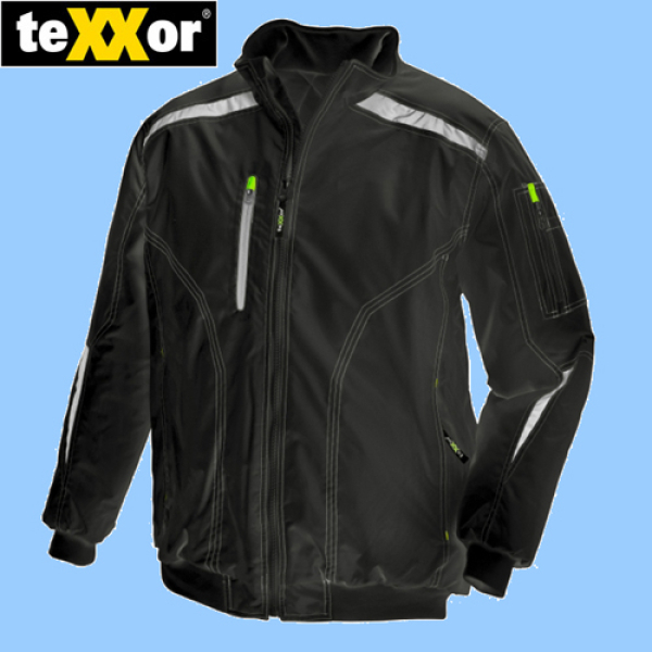 Pilotenjacken Fjord Schwarz Texxor 4188