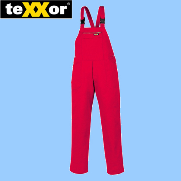 Latzhose Rot Texxor 8033
