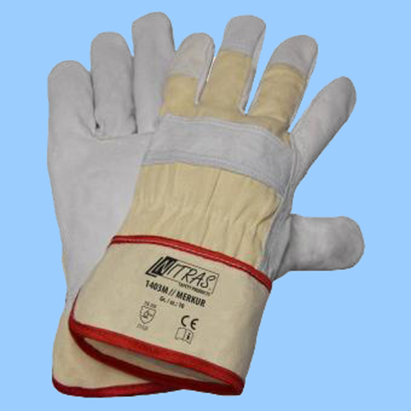 Nitras Rindsvolllederhandschuhe Merkur 1403m