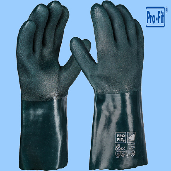 Pro-Fit Pirat gesandet 35 cm Chemikalienschutzhandschuhe