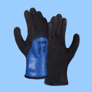 Texxor Chemikalien-Schnittschutzhandschuhe blau-schwarz 2161 Level C